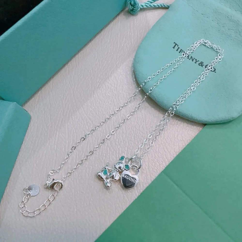 Tiffany & Co. Silver Mickey Mouse Necklace